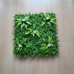 Pannello Murale in Plastica Anti-UV con Piante Artificiali, Decorazione Verde per Matrimoni, Lunga Durata, Senza Manutenzione, per Esterni - Product Image 4
