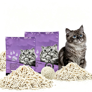 Litière pour chat en tofu de qualité supérieure, biodégradable, désodorisante, faible teneur en poussière, pour le nettoyage des animaux de compagnie, vente en gros OEM - Product Image 1
