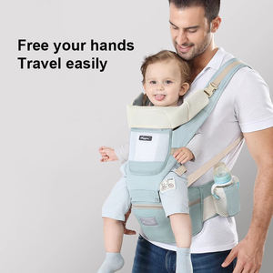 Porte-Bébés en Gros avec Siège de Hanche 9-en-1, Porte-Bébé Dorsal en Coton pour Enfant, Écharpe de <span class=keywords><strong>Portage</strong></span> pour Nouveau-Nné - Product Image 4