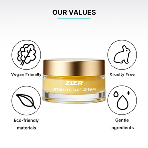 Crema Facial ZLZR con Vitamina C y Ácido Hialurónico, Blanqueadora, Hidratante, Antiarrugas, Fórmula Orgánica para Todo Tipo de Piel, de Día - Product Image 3