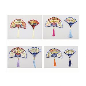 Imán de nevera personalizado con forma de abanico de MDF, diseño artístico, regalo de recuerdo, decoración del hogar, regalo empresarial. - Product Image 5