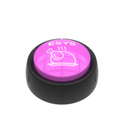 Bouton sonore promotionnel personnalisé Buzzer de communication musicale facile avec enregistrement vocal Produits électroniques grand public en plastique