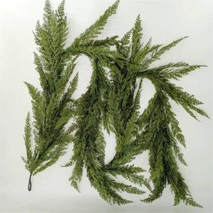Ghirlanda di cedro e foglie di <span class=keywords><strong>cipresso</strong></span> da 9 piedi, personalizzabile in fabbrica, pianta artificiale in rattan di cedro - Product Image 6