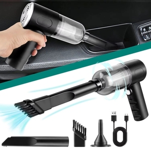 <span class=keywords><strong>Aspirateur</strong></span> de voiture portable rechargeable par USB, <span class=keywords><strong>aspirateur</strong></span> électrique <span class=keywords><strong>avec</strong></span> une puissance d'aspiration de 121-150AW, capacité de poussière de 1-2L, utilisation domestique et automobile - Product Image 2