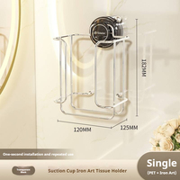 Porte-papier hygiénique mural multifonctionnel Porte-papier hygiénique portable sans poinçon pour lingettes humides Boîte à mouchoirs en papier