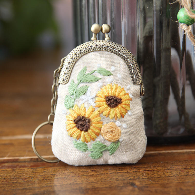 Kit de broderie DIY pour sac à main (6 pièces)