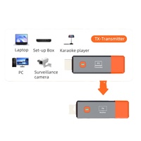 Adaptateur d'extension sans fil pour HDMI 1080P HD Plastique pour émetteur et récepteur HDMI pour le streaming vidéo/audio