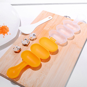 Shake Shake Rice Ball Mold Oval Shape For Baby Food Making Sushi Tools Hand Wash Only - Product Image 1
