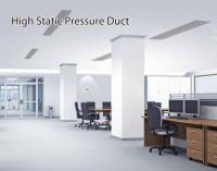 Climatiseur monosplit encastré à conduit central, à fréquence variable, pour hôtels et usage extérieur