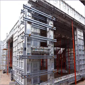 Cost-Effective Aluminum Concrete Form One-time Pouring Concrete Formwork System Concrete molds