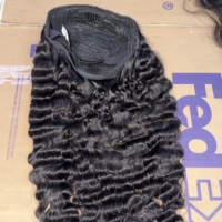 Demi-perruques en cheveux humains bouclés indiens de qualité supérieure, cheveux bruts bouclés birmans, livraison directe, demi-perruques sans colle à enrouler, prix de gros