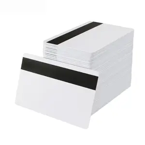 High Quality PVC Plastic Blank Card Without Chip 2750 Plastic Id Card With Stripes