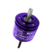 R36-P3036 efek Hall Sensor sudut 24V 0-5/ 0-10V/4-20mA Output 90 180 360 derajat potensiometer tanpa sentuhan magnetik