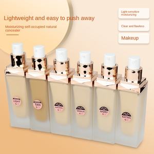 Fondotinta Minerale Neutro Liquido Impermeabile Lunga Durata Controllo Oleosità Minimizzatore di Pori Correttore Naturale Finitura Lucida o Opaca per - Product Image 3