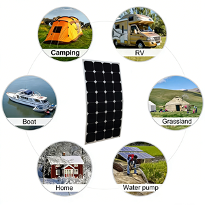 Kits de panneaux solaires flexibles Sunpower haute efficacité 109W 16V, chargeur de batterie étanche pour le <span class=keywords><strong>camping</strong></span>, la tente, la voiture, le <span class=keywords><strong>camping</strong></span>-<span class=keywords><strong>car</strong></span>, l'extérieur - Product Image 6
