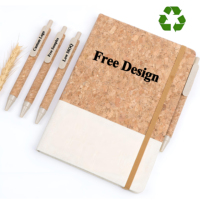 Carnet de notes A5 personnalisé, épaissi, en grain écologique, avec reliure grainée, coffret cadeau pour cadeaux d'entreprise
