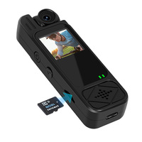 Caméra de poche avec écran, enregistreur portable audio-vidéo, caméra à clipser, 2K, 120° grand angle, exclusivité Amérique