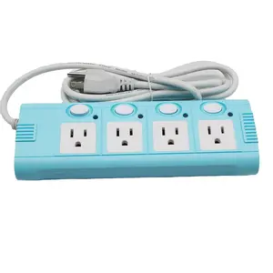 4 Ways extension socket South American power strip