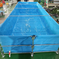 Bassin à Poissons Hors Sol Lvju de 10 000 Litres (10 m³) pour Jardin, Élevage de Tilapia, Poisson-Chat et Crevettes