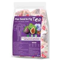 Tisane de figues et graines de lin pour la santé utérine, 150g, 30 sachets, sachet stand-up non sucré, sachet de thé triangulaire, qualité supérieure, vente en gros, OEM, ODM