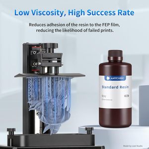 Résine standard Anycubic 1 kg grise pour impression 3D avec haute précision et durcissement rapide - Product Image 3