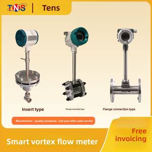 TNS PL124インテリジェントステンレス鋼渦流量計ガス測定用1% 精度0.3-1500m/hフランジ接続1年 - Product Image 2