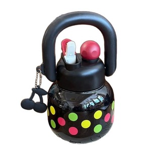 Dual <b>Drink</b> Portable Water Pitcher Large Capacity <b>Plastic</b> <b>Cup</b> With Tea Strainer Travel Use Cartoon Pattern - Product Image 5