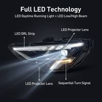 Phares LED d'origine d'occasion 8YG941033A 8YG941034A pour Audi A3 8Y Sportback Sedan S3 2021-2026, avec feux de jour LED Blade