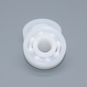 Rodamiento de Bolas de Ranura Profunda de Cerámica 6200, Suministro Directo de Fábrica, Mezcla de Plástico PP y Resina Termoplástica de Circonio PE - Product Image 3