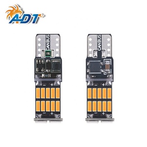 Ampoules LED T10 pour voiture 12V 2.52W 26 LED 4014 624LM T10 Canbus Blanc Bleu Rouge Jaune Vert Bleu froid Rose - Product Image 1