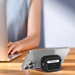 Étui de protection antichoc multicolore pour écouteurs avec miroir de maquillage pour Airpods 1/2/3/4 et support pour Airpods Pro 2 3 - Product Image 5