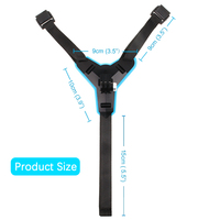 Sangle de moto en plastique flexible pour caméras Hero 10/9/8/7/6/5/4/3+ et Osmo Action