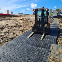 Tapis de protection du sol en HDPE sur mesure de 12,7 mm et 20 mm pour les plantations, les tracteurs et les machines agricoles