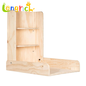 <span class=keywords><strong>Table</strong></span> à <span class=keywords><strong>langer</strong></span> murale pliable avec rangement, gain de place pour la maison, la crèche, l'hôpital et la garderie - Product Image 2