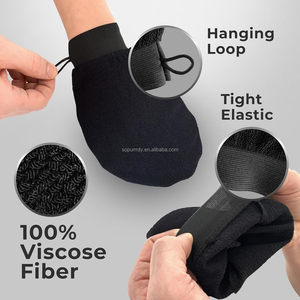 Gant de bain exfoliant personnalisé avec logo, en fibre de viscose, pour spa, gommage corporel, exfoliant de bain marocain, gants de peeling - Product Image 5