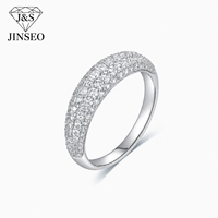 Diamante Cultivado en Laboratorio JINSEO, Corte Brillante Redondo, Certificado IGI, Color D-F, Claridad VVS1, Piedra Suelta para Engaste de Anillo