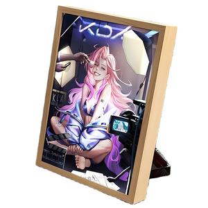 Pop Rap artiste LED tricolore lumière Art <span class=keywords><strong>d</strong></span>éco Design <span class=keywords><strong>d</strong></span>écoration suspendue excellente idée cadeau pour les amis pour salon <span class=keywords><strong>chambre</strong></span> - Product Image 3