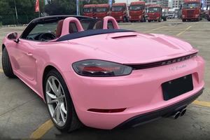 Film <span class=keywords><strong>de</strong></span> covering automobile PET <span class=keywords><strong>de</strong></span> luxe à changement <span class=keywords><strong>de</strong></span> couleur, anti-UV, 1,52x16m, finition pastel brillante, vinyle auto-adhésif à libération d'air pour femmes conductrices, personnalisable - Product Image 3