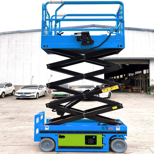 Gunting listrik mengangkat 4-18m Platform udara 6m 8m 10m 12m 14m Skylift perancah pengangkat seluler angkat hidrolik - Product Image 4