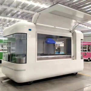 Remorques de camions à nourriture en acier inoxydable personnalisées, élégantes et fonctionnelles, pour bonbons et chips - pour les startups entrepreneuriales - Product Image 1