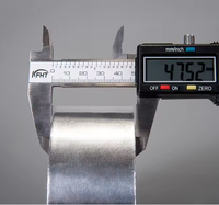 Ruban adhésif en aluminium de qualité supérieure, résistant à la chaleur et imperméable, prix d'usine