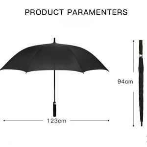 Cadeau promotionnel, logo personnalisé, parapluie de golf imperméable et coupe-vent de 27 pouces, parapluie de golf de marque 8k, parapluie de golf double couche - Product Image 2