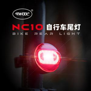 Twooc – feu arrière de vélo, LED rouge, étanche IPX5, 4 modes, pour vélo de route et de montagne - Product Image 5