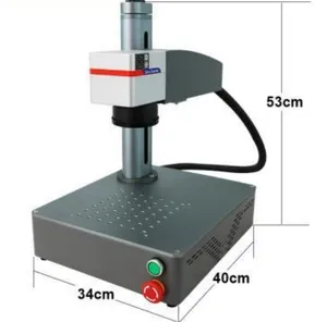 THIS YEAR HOT SELL High power and long service life 50W laser marking machine glass Fiber laser cutting and engraving