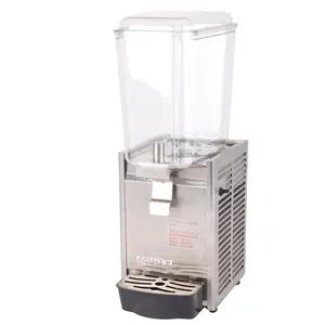 Ticari 18L sprey tipi suyu dağıtıcı ve 1 tankı karıştırma soğutma meyve suyu makinesi satılık