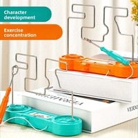 Juguete de Laberinto de Pinball Eléctrico para Niños - Entrenamiento Educativo de Concentración y Desarrollo de la Coordinación Mano-Ojo, Material Plástico