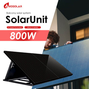 Mejor descuento 600W 800W 1000W 2500W Balcón Inversor solar Microinversor en red Sistema solar Balcón Sistema de montaje solar Sistema - Product Image 4