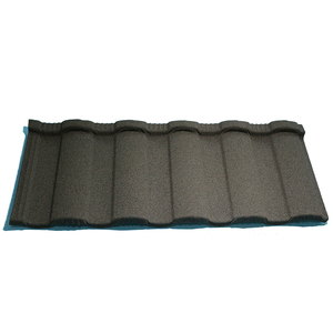 Tuile de toiture en métal revêtue de pierres de couleur arc-en-ciel, isolation thermique, tuile de toiture extérieure pour hôtel et chalet - Product Image 6