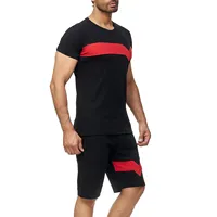 Men's Short-Sleeved Cotton Sportswear, Casual Jogging Suit