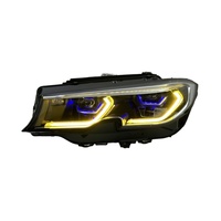 Ensemble de phares LED complets TR pour BMW Série 3 G20 G28 M3 G80 2019-2022, modifiés, jaune ambre, blanc, DRL, feux avant